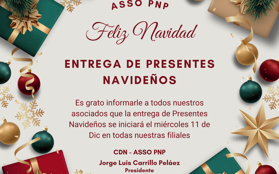 Entrega de presentes navideños 2024